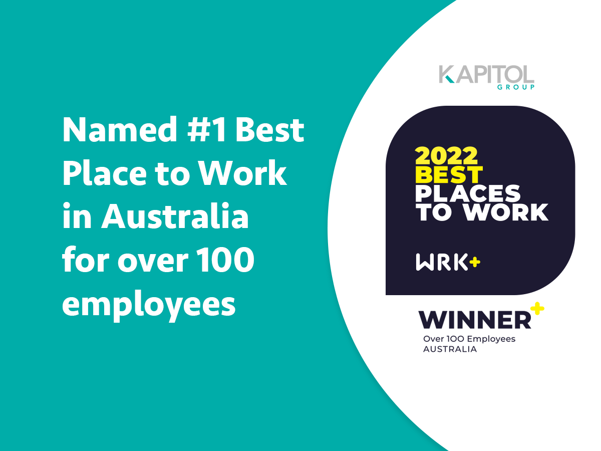 Kapitol Group Named #1 2022 Best Place to Work
