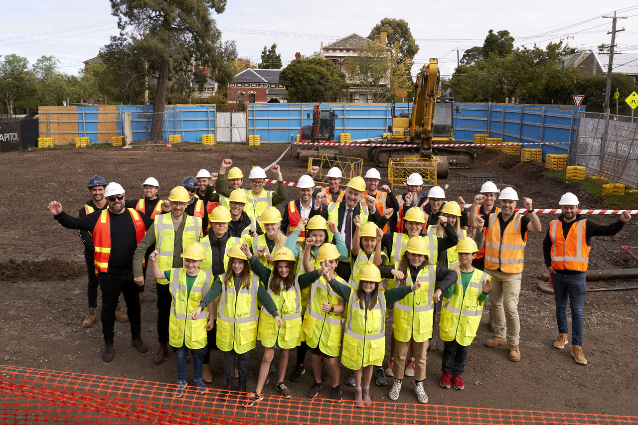 Clifton Hill PS sod turning ceremony