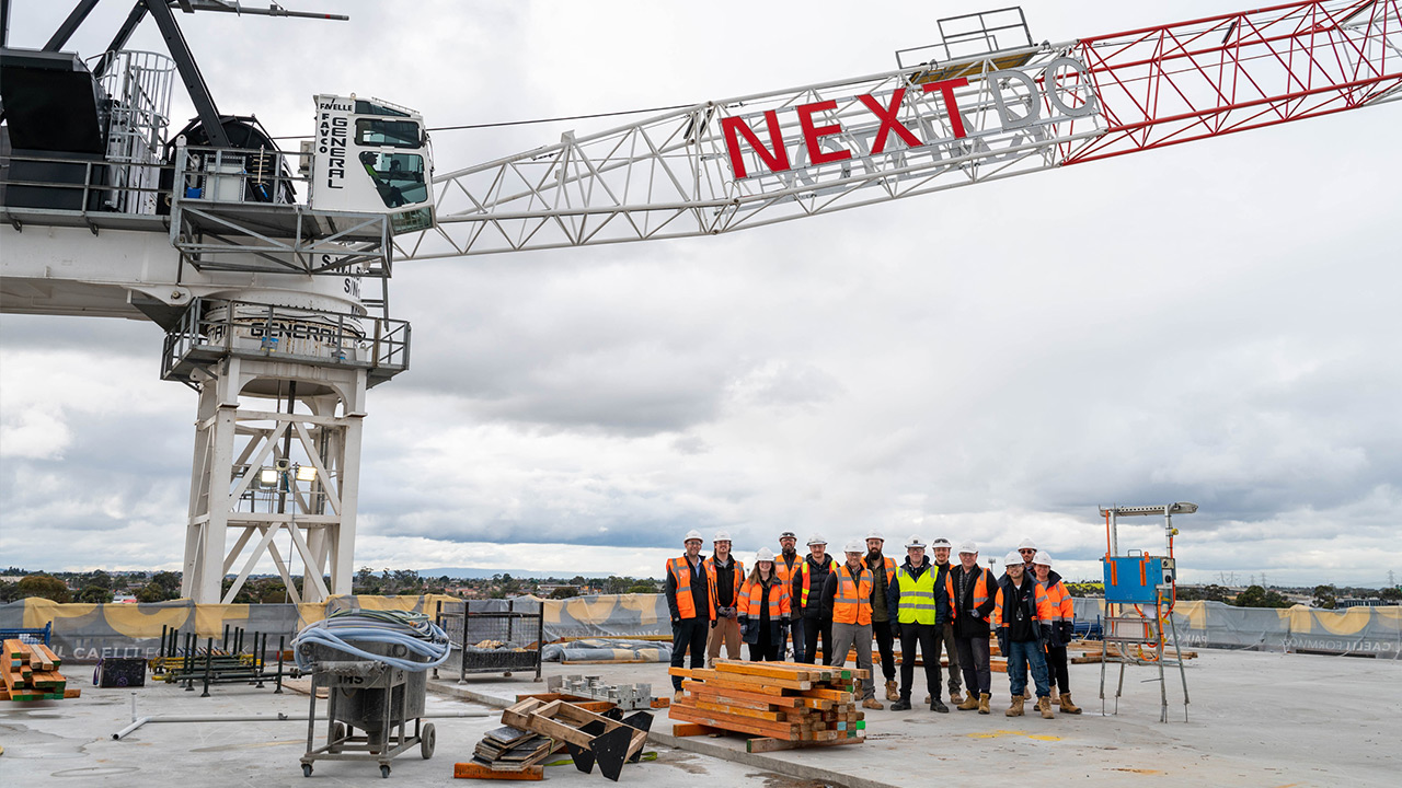 NEXTDC M2 - Topping Out (Stage 3)